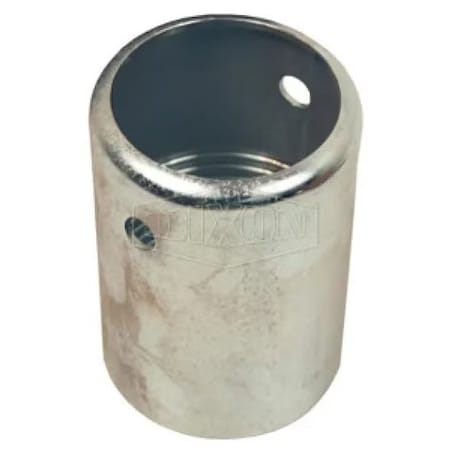 Dixon Holedall Long External Swage Ferrule, 4 ID x 5-29/64 to 5-36/64 OD in Nominal, Carbon Steel, Hose E FL64-8