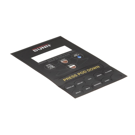 Bunn DECAL SHEET, SWITCH/FLVR LABELS 41145.0000