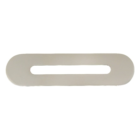 Kingston Brass Bathtub Overflow Hole Cover, Polished Nickel TC4026