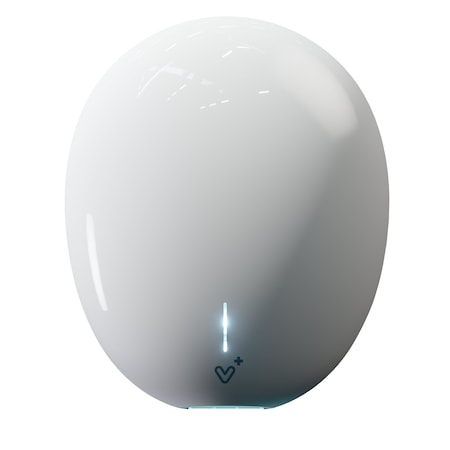 Fas-Trak Industries Pebble+ White, Commercial Hand Dryer w/Advanced Hygienic Protocol PP-W001