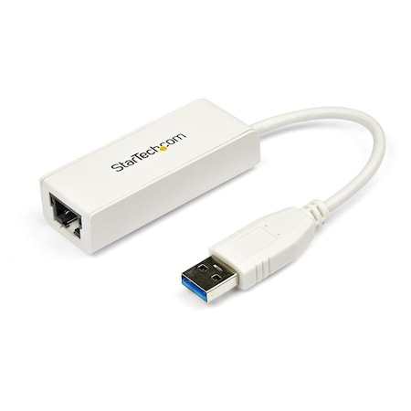 Startech.Com USB 3.0 TO GIGABIT ETHERNET NIC NETWORK ADAPTER - 10/100/1000 NETWORK ADAPTER - USB TO ETHERNET GIG USB31000SW