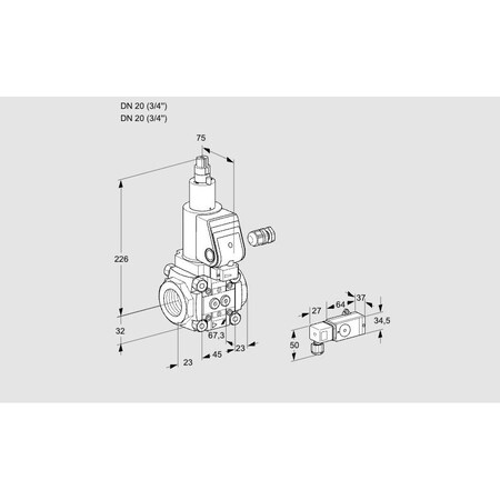 Honeywell Kromschroder VAS120R/LWSR KS88005143