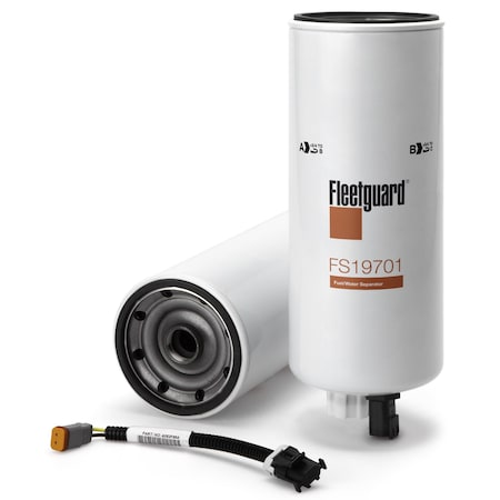 Fleetguard Automotive Fuel/Water Separator, 16 in H FS19701