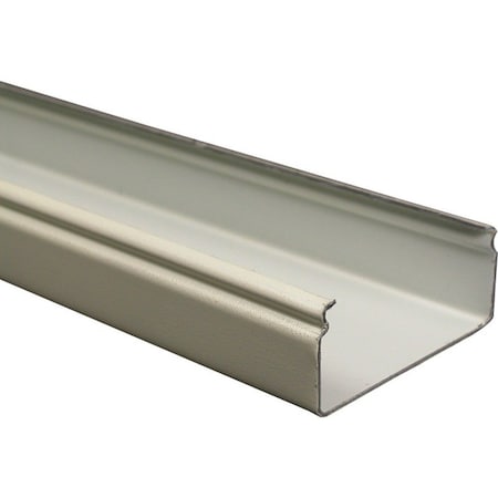 Legrand Cover Plate Raceway, 2400 Series, 1 Channel, 1-7/8 in W, 7/8 in H, 5 ft L, Ivory V2400B