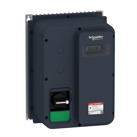 Schneider Electric Variable FrequencyDrive, 500V, Black/Green ATV320U15N4WS