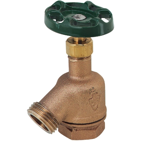 Arrowhead Brass 1/2'' or 3/4'' FIP Nested Threds x 3/4'' HT Brass Garden Valve 925LF