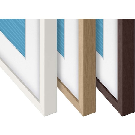 Samsung 2021/22 55-in. The Frame TV Customizable Bezel - Modern Teak Rectangle Style VG-SCFA55TK