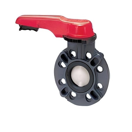 Asahi Butterfly Valve, 8" Pipe Size, PVC 173730080