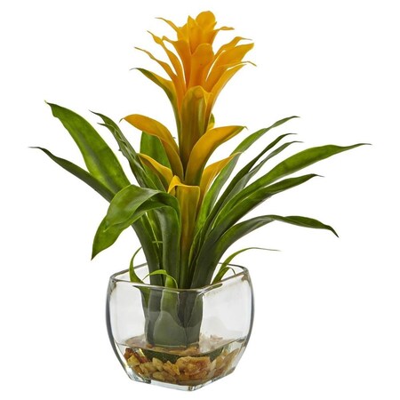 Dare2Decor Bromeliad with Vase Arrangement DA416551