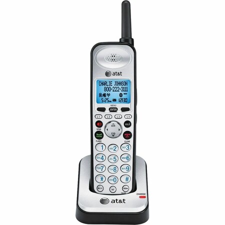 Att Cordless Handset, w/ CID/Waiting, Speakerphone, Black/Silver SB67108