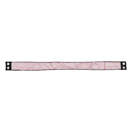 Us Netting Chute Netting, 48 in D, 3 in W, Red, PK50 USN-111S-348-R-50