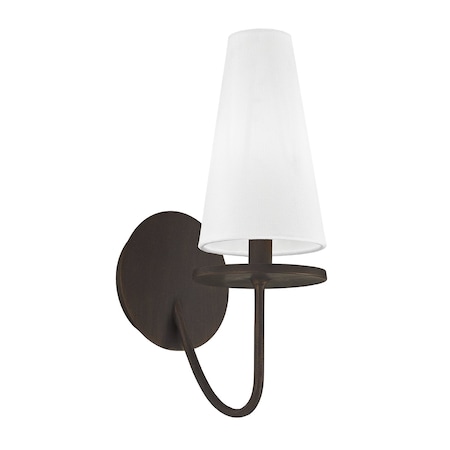 Troy Lighting Marcel 1 Light Wall Sconce 5.5 In. Textured Bronze B6291-TBZ