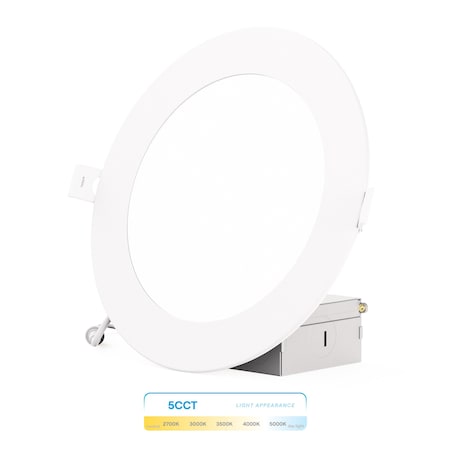 Infibrite 6 In 5CCT Selectable White 12 Watt 1200LM 0-10V Dimmable LED Light 120-277V IB-002-18-12W-10V