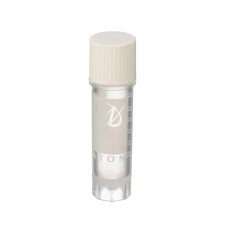 Dwk Life Sciences CryoELITE 2.0ml Cryogenic Vials, w/ Bar Codes, Sterile, White, 500/cs, 500PK 212325-W