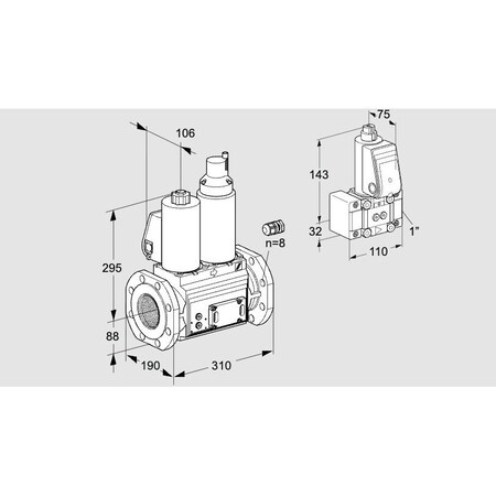 Honeywell Kromschroder VCS780F05NLWL3E/PPZ-/PPPP KS88203304