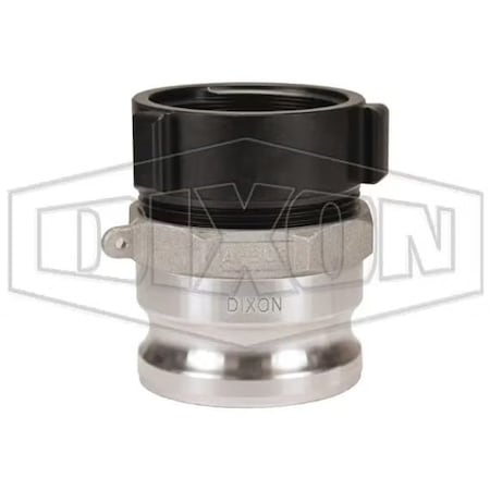 Dixon Type A Swivel Adapter, 3 x 2-1/2 in, Adapter x Female NST NH, Aluminum 3025-A-ALNST