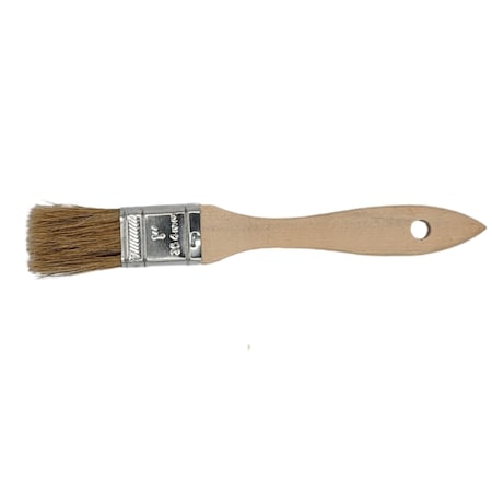 Schaefer Brush Bristle Chip Brush, 1" W, White 67192