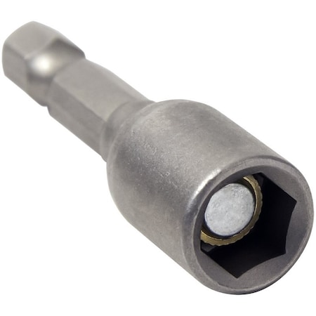 Vulcan Magnetic Nutsetter, 5/16 in Drive, Hex Drive, 1-3/4 in L, 1/4 Quick Change in Shank 111441OR