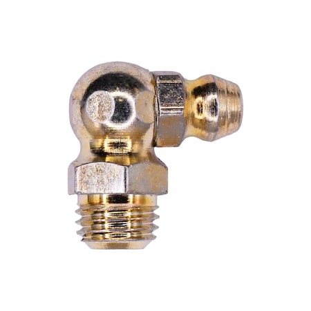 Auveco Grease Fitting 8mm-1.25 90 Degree DIN 71412 (7590), 10PK 11780