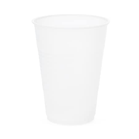 Medline Plastic Drinking Cup, Translucent, Disposable, Polystyrene, 9 oz., 100PK NON03009H