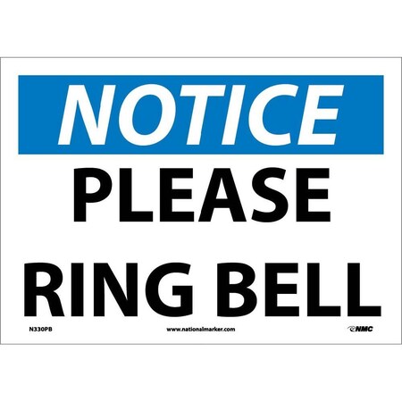 Nmc Notice Please Ring Bell Sign, N330PB N330PB