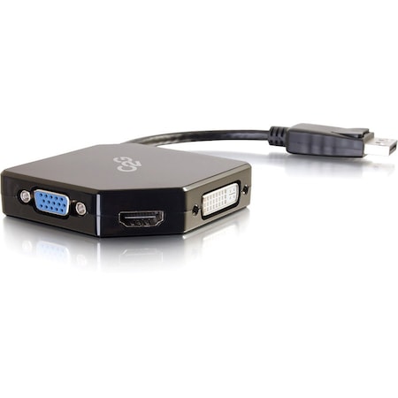 C2G DISPLAYPORT TO HDMI/DVI/VGA ADAPTER, CONNECT A DEVICE WITH A DISPLAYPORT OUTPUT 54340