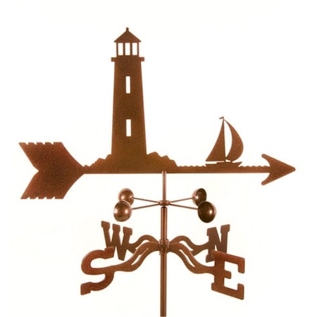 Classic Accessories Lighthouse Weathervane with Garden Mount VE2127500