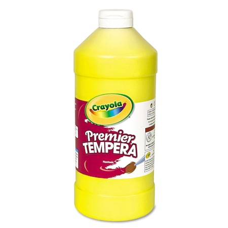 Crayola Premier Tempera Paint, Yellow, 32 oz Bottle 54-1232-034