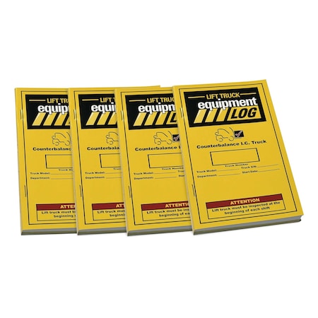 Ideal Warehouse Innovations Replacement Checklist Book, 1" W, PK4 70-1065-CP