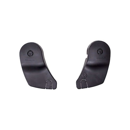 Uni Pro Seat Belt Cover Kit Fits Grammer 72X, 73X, or 74X Seats Black Plastic 8372