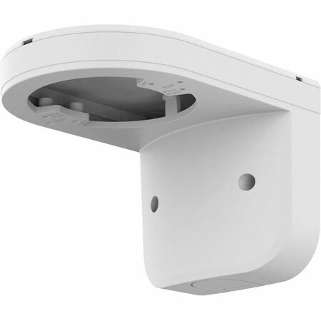 Hanwha Vision Hanwha Wall Mount for Surveillance Camera - White - Polycarbonate, Aluminum SBP-125WMW1