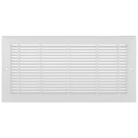 Imperial Sidewall Grille, 1514 in L, 914 in W, Polystyrene, White RG2293