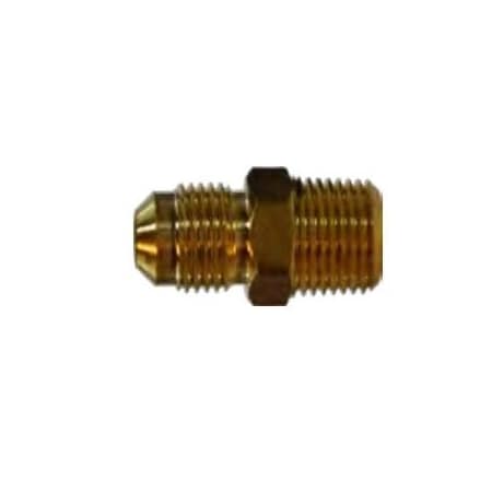 Midland Industries 38 Outside Diameter Tube 45 Degree SAE Flare x 38 Male Pipe Thread Straight Brass 704048-0606