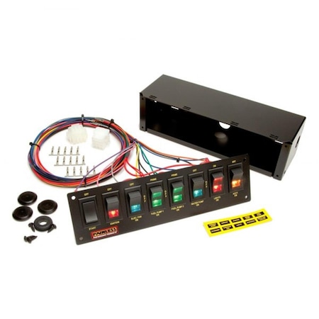 Painless Performance 8Switch NonFused Race Car Harness Panel PAN50202