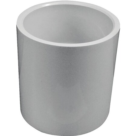 Genova Pipe Coupling, 3 in, Slip-Joint, PVC, White, SCH 40 Schedule, 450 psi Pressure 30130