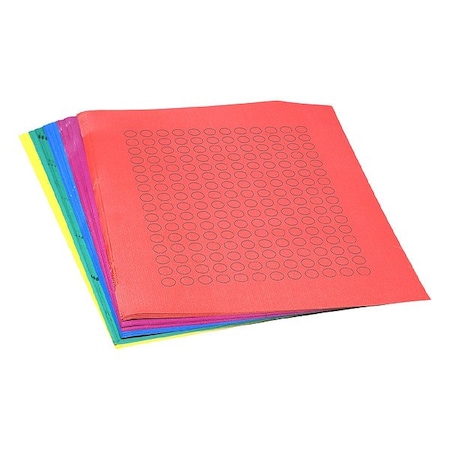 Zoro Select Cyro Label, Assorted, Polypropylene, PK20 GRAING-C85
