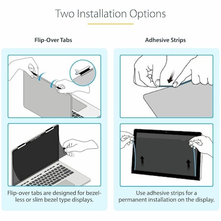 Startech.Com 14-INCH 16:10 TOUCH PRIVACY SCREEN, ANTI-GLARE BLUE LIGHT FILTER, LAPTOP MONITOR SCREEN 14LT6-PRIVACY-SCREEN