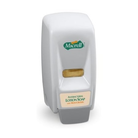 Gojo Micrell 800 Series Soap Dispenser White, 800ml Capacity, Bag-in-Box 9721-12-EA