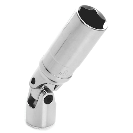 Perform Tool Spark Plug Socket 3/8 " Drive; 5/8 In; Chrome Plated; Chrome Vanadium Alloy Steel W38161