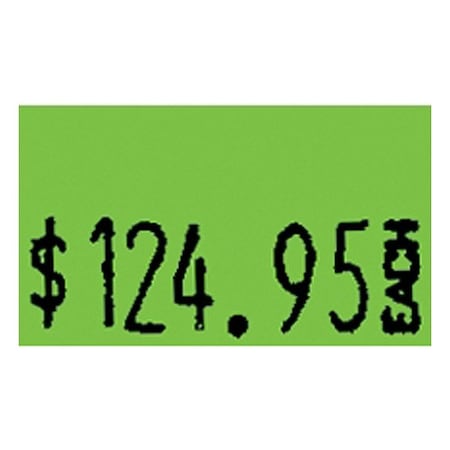Specialty Store Services PricingLabels, Green, 5/8inH, 3/4inW 66163GN