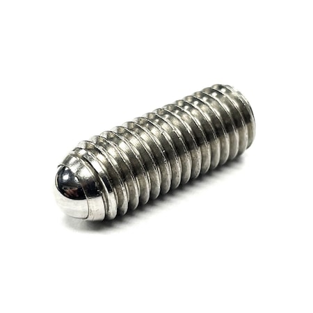 Morton Stainless Steel Ball Set Screw, Ball Tip, 5/16in-18 Thread, 3/4in Leng Th, .216in Ball Diameter 9532SS