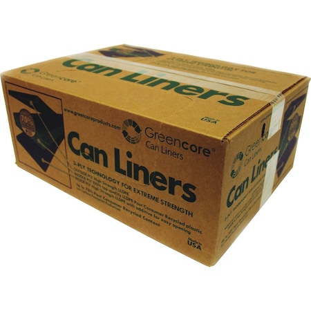 Steelcoat Slim Jim 23-24 Gal. Clear Can Liner, 200-Count FG-GCPCR-86