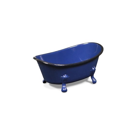 Palacedesigns Petite Royal Bathtub Decorative Sculpture, Blue PA3096829
