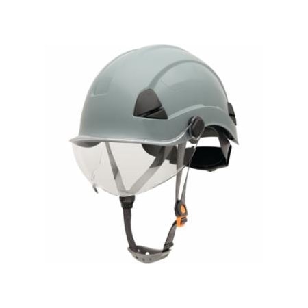 Honeywell Fibre-Metal Safety Helmet, 6-point Ratchet Suspension, Not-Vented, Gray 280-FSH10009