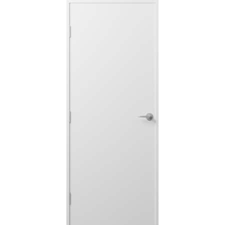 Sartodoors Firerated 20 Min Interior Door, 1222 Primed White, Single Flush Panel Wood Frame Handle 28 x 96 Ri FIRERATED1222ID-PRI-2896-RH-I