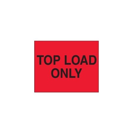 Bubblefast 8 x 10'' - ''Top Load Only'' Fluorescent Red Labels BFDL1634