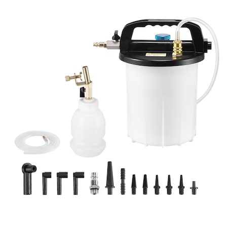 Vevor 3L Brake Fluid Extractor Brake Bleeder Kit with 13 Hose Connectors YS-090
