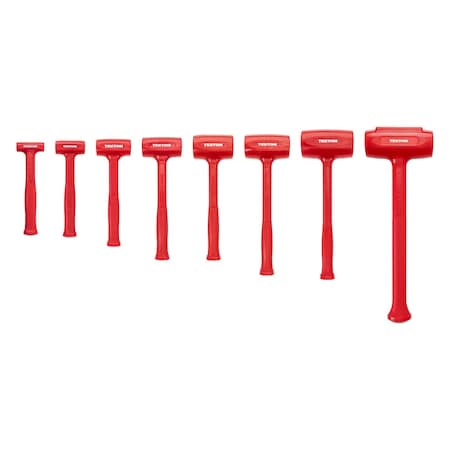Tekton Dead Blow Hammer Set, 8-Piece, 8, 13, 21, 26, 39, 45, 53, 88 oz. HDB93004