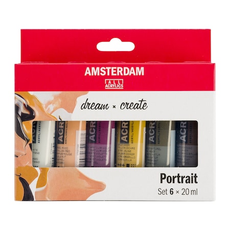 Amsterdam Acrylic Paint, Satin, Acrylic Base, Assorted 17820502