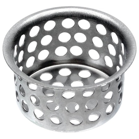 Danco Sink Strainer, 1-1/2 in Dia, Brass, Chrome, For: 1-1/2 in Sinks Drains and Utility Tubs 89049